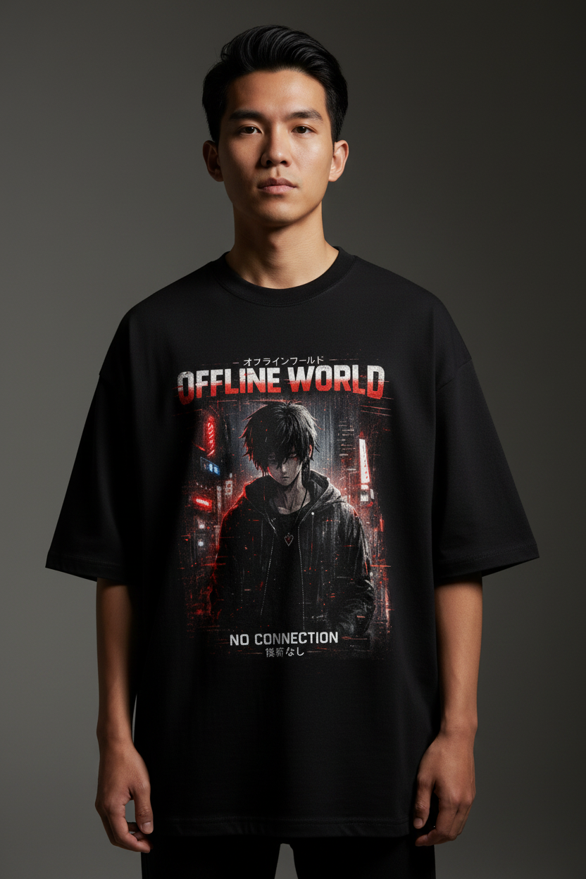 260 GSM Drop Shoulder Terry Oversized Tee — Premium | Cretify Shop