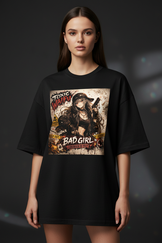 260 GSM Terry Oversized Tee — Layered Look Drop | Cretify Shop