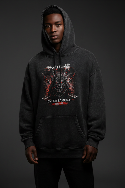 300 GSM Acid Washed Oversized Hoodie — Streetwear | Cretify Shop