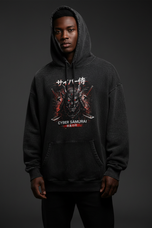 300 GSM Acid Washed Oversized Hoodie — Streetwear | Cretify Shop