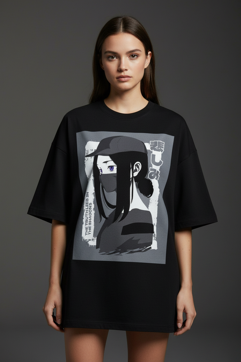 260 GSM Terry Oversized Tee — Soft Power Drop | Cretify Shop