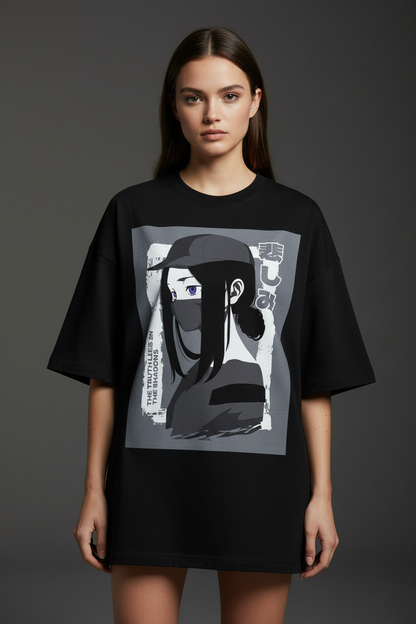 260 GSM Terry Oversized Tee — Soft Power Drop | Cretify Shop