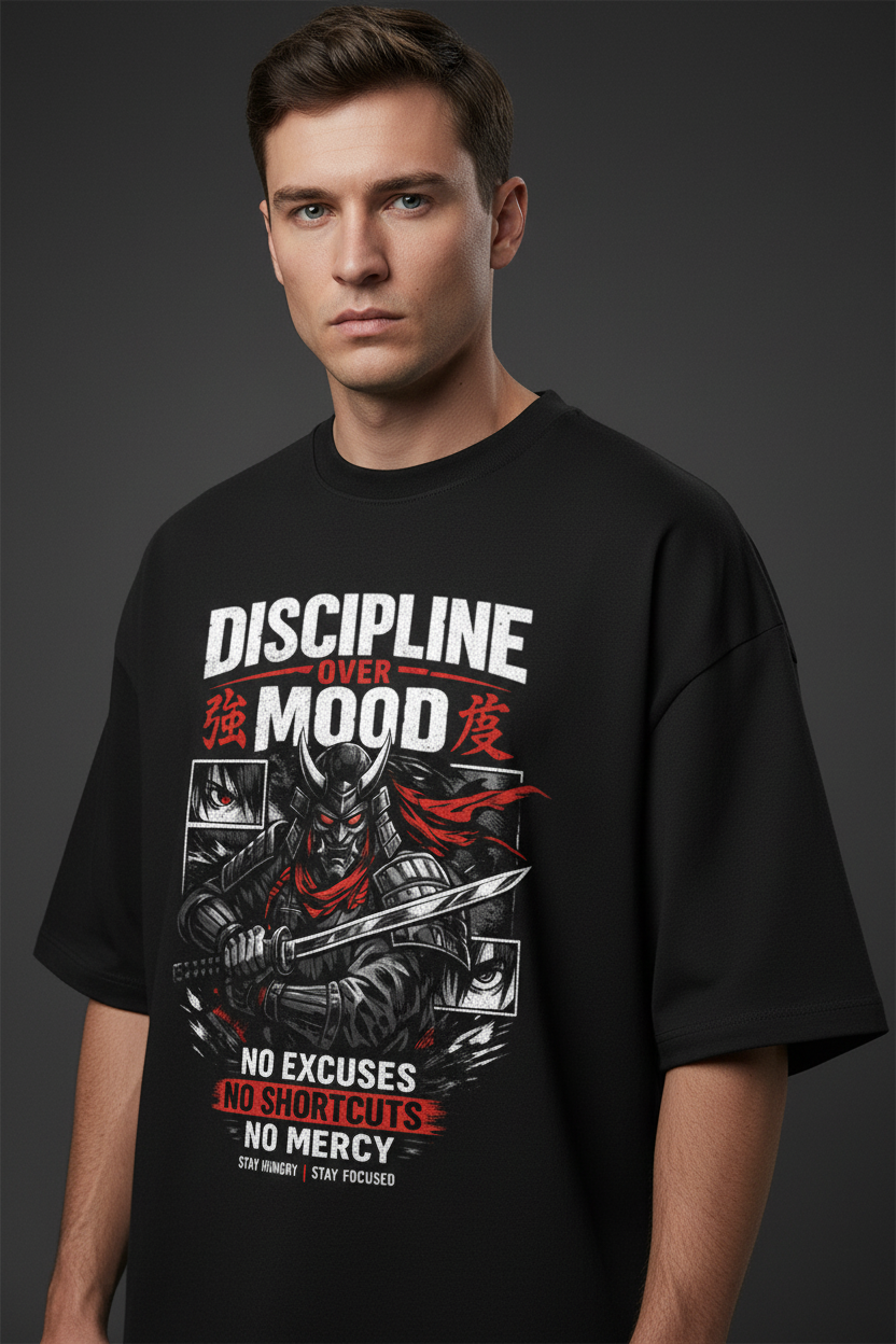 260 GSM Terry Oversized Tee — Colour Drop Edition | Cretify Shop