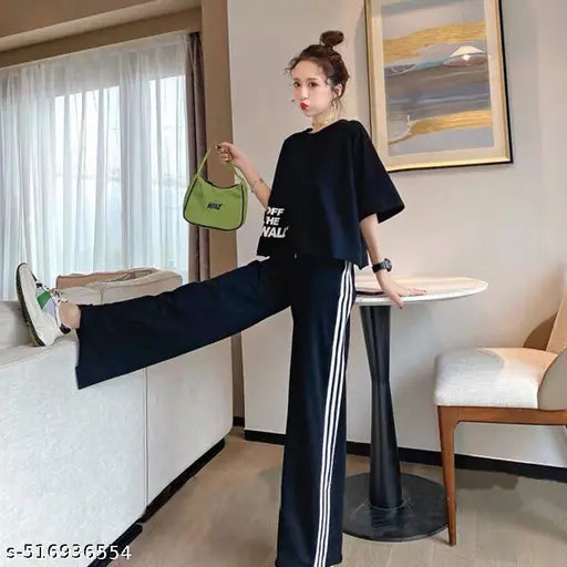Latest Women Top tunic set/ cord set women / gym wear/ daily wear co-ord set / trendy set
