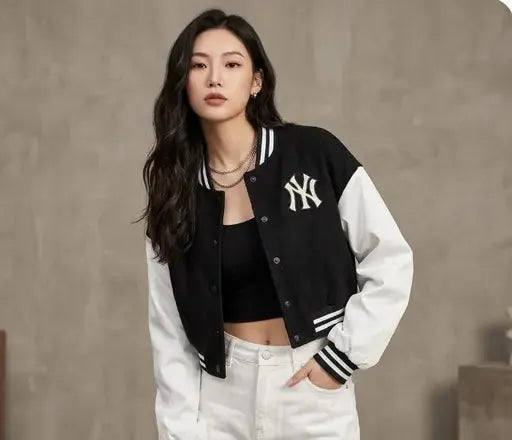 Stylish NY Varsity jacket for women &girls