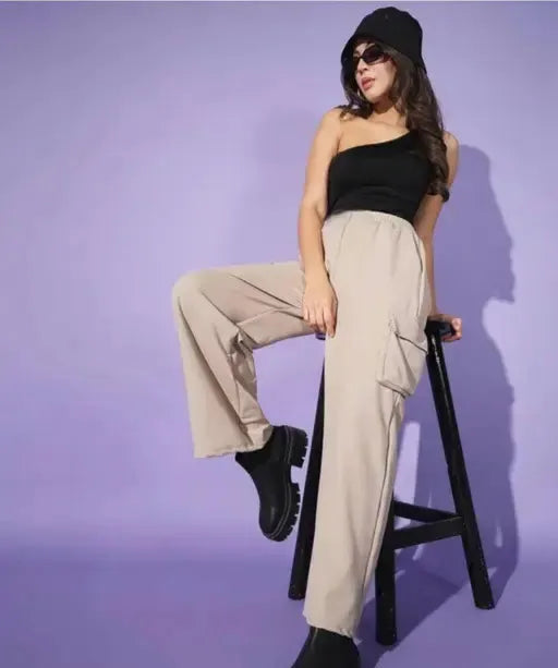 trendy trouser, cargo pant, stylish baggy trouser, loose fit cargo, trouser for women,girls cargo trouser, trousers combo