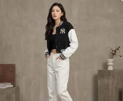 Stylish NY Varsity jacket for women &girls