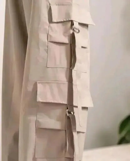New Design Women Cargo Trouser  Track Pants | Stylish & Comfortable Activewear for Girls & Women | Hight Waist Track Pants for Women | Women Baggy Fit Cargos | ladies Cargo Pants | cargo pants for woman | cargo trousers for women | trousers for women