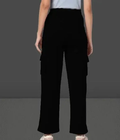 CRN# Women cargo Pant -BLACK