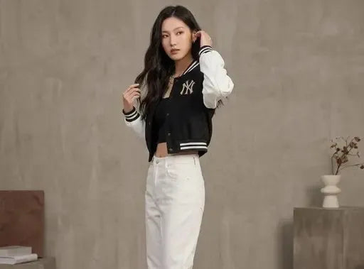 Stylish NY Varsity jacket for women &girls