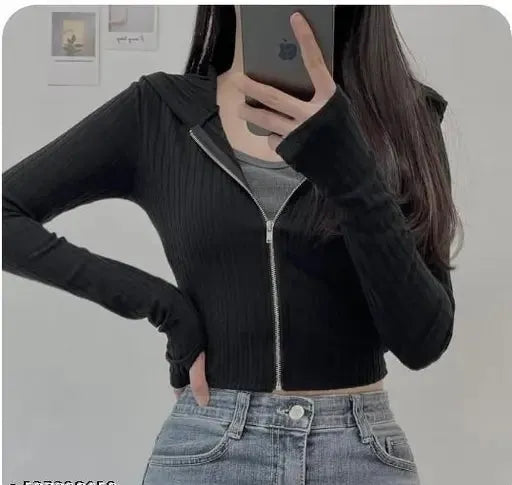 Zipper Top for Women's and Girl's | New Zipper Top for Women's and Girl's | Design Zipper Top for Women's and Girl's | Stylish Zipper Top for Women's and Girl's | Regular Zipper Top for Women's and Girl's