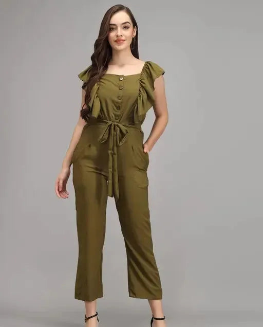 Women Solid Jumpsuit